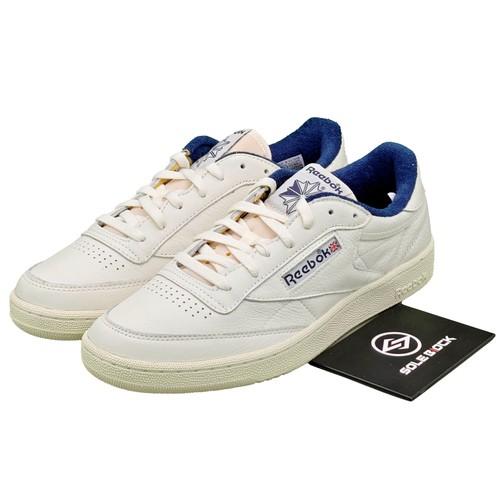 

Reebok Club C 85 Vintage Chalk Vector Navy 100007796 Мужские кроссовки нового размера EU 40.5 тёмно-синий