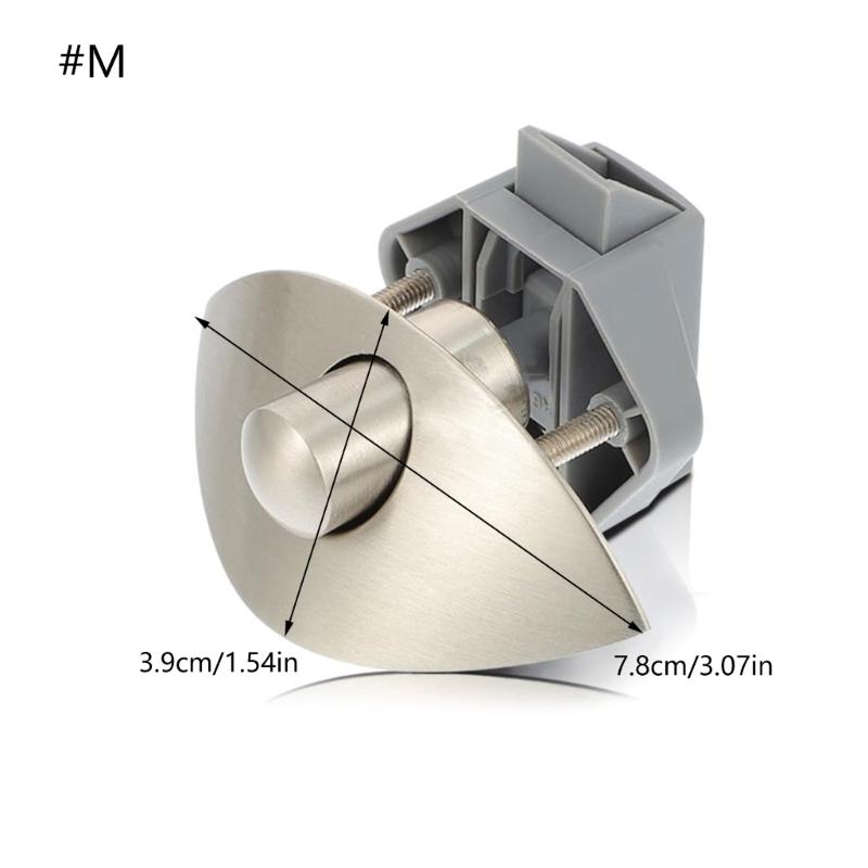 Cabinet Lock Handle Furniture Door Lock Cupboard Hardware Household Drawer Keyless Button Lock Push Catch