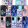 Phone Case for Samsung Galaxy S25 S23 S22 S21 S24 Ultra FE A05 A06 A15 A16 A36 A37 A35 A54 A55 A56 A57 A25 A26 A53 A17 Blue Lilo Stitch Lovely Cover