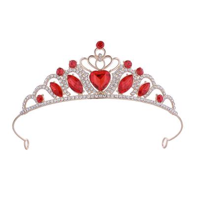 Children's Crown Hair Accessories Princess Alloy Crown Crystal Headband Ballet Crown Hair Accessories Children's Birthday Hair Accessories