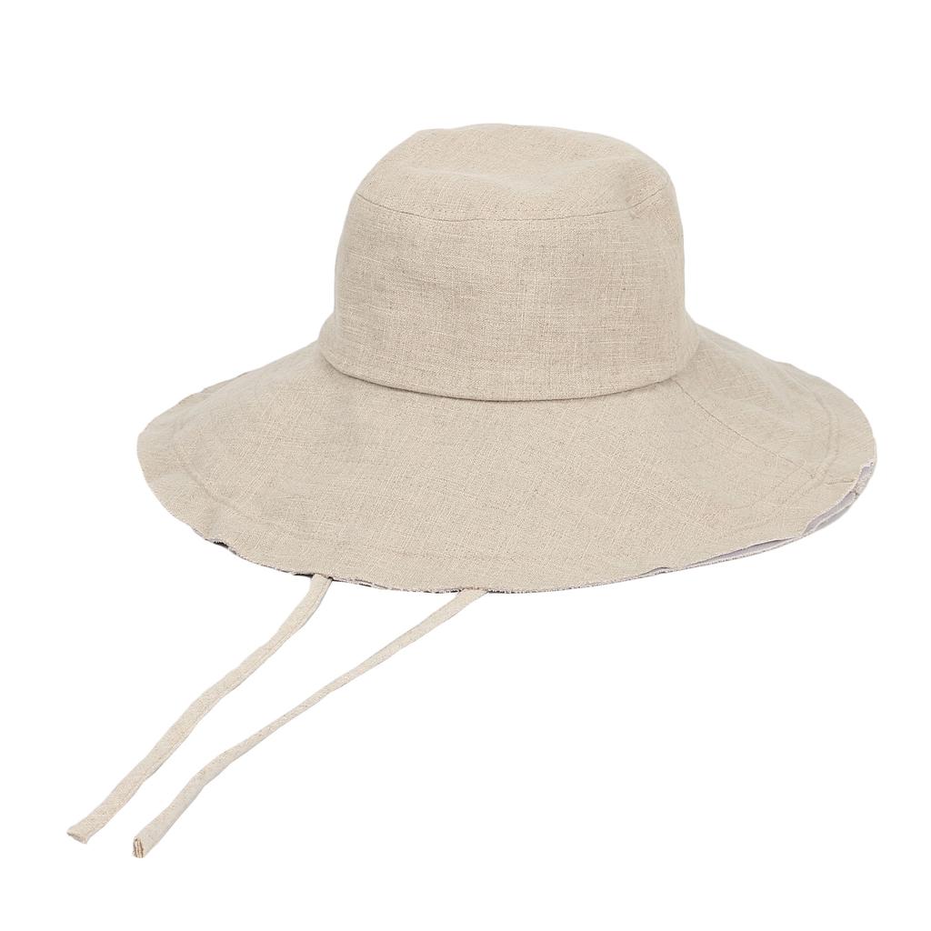 Summer Linen Foldable Plain Floppy Sun 