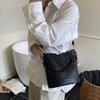 Mode Handtasche Große Kapazität Achseltasche Neue Schultertasche Vielseitige Umhängetasche Einfarbig Eimertasche