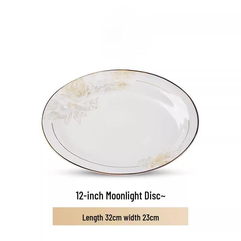 Jingdezhen Light Luxury Ceramic Dinnerware