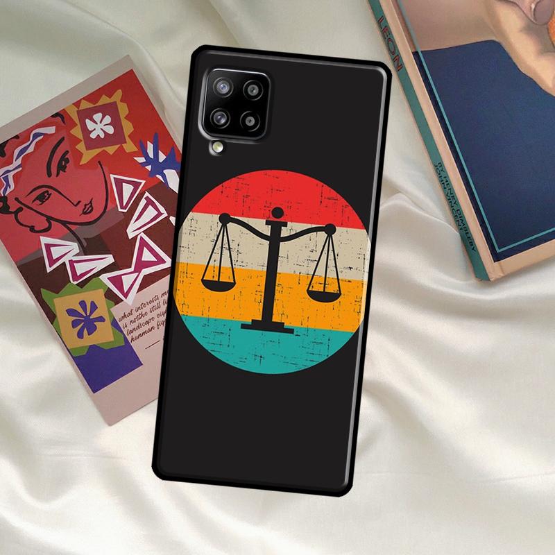 Lawyer Judge Pattern Art Case For Samsung Galaxy A52 A32 A12 A33 A06 A16 A26 A36 A56 A15 A53 A13 A34 A54 A14 A35 A55