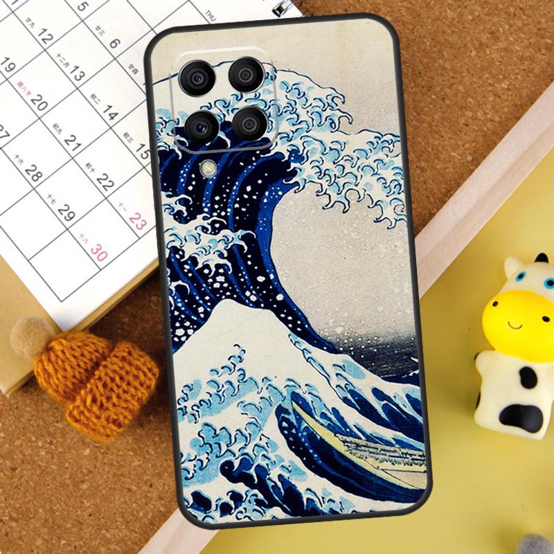 Japanese Ukiyo-e Art Case For Samsung Galaxy M14 M34 M54 M31 M51 M12 M32 M52 M13 M23 M33 M53 M30s M31s M20 Cover