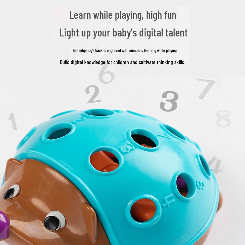 Cross-border Montessori Toy: Enhance Children's Fine Motor & Hand-Eye Coordination with Hedgehog Insertion Games