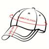 Unisex Fedora klobouk s potiskem Mountain View, nastavitelný kšilt, Dad Hat, módní klobouk do přírody