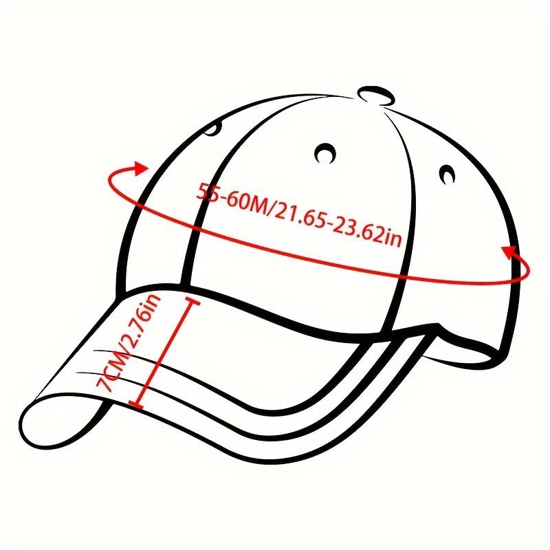 Unisex Fedora klobouk s potiskem Mountain View, nastavitelný kšilt, Dad Hat, módní klobouk do přírody