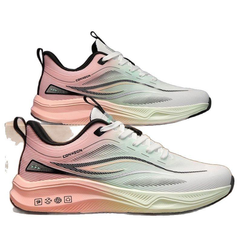 2025 new summer men's shoes fashion trend travel shoes low top lightweight breathable running shoes comfortable sports shoes