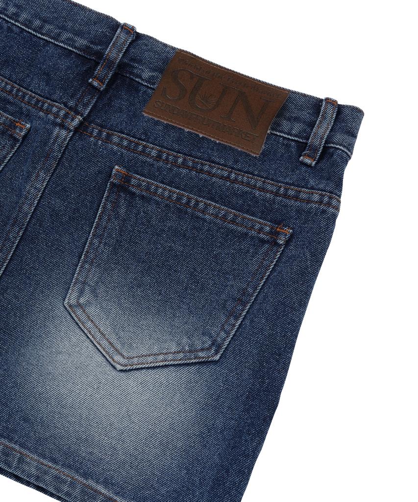 SUNDAY FRUIT MARKET W) Sunday Denim Skirt Denim