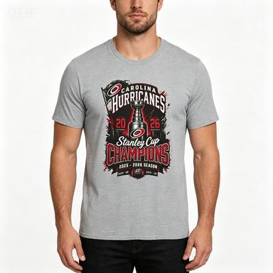 Carolina Hurricanes 2026 Stanley Cup Championship Tshirt Skating Fan Tshirt For Both Unisex And Unisex