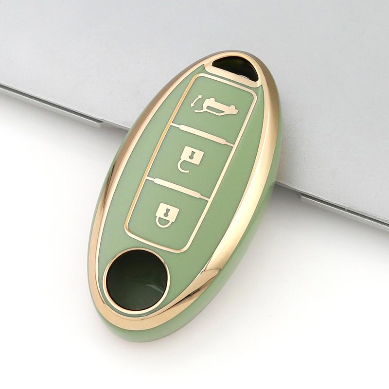 3 Buttons Keyless Shell Bag For Nissan Juke Leaf Micra K12 Note Patrol Qashqai J11 J10 Tiida Versa X-trail Xtrail T32 Soft Key Cover Case