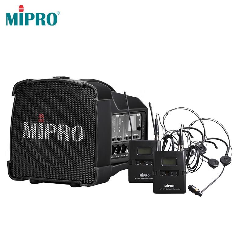 

MIPRO MA-100DBII Portable Dual-Channel Wireless PA System