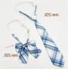 Plaid Necktie and Tie for Students, College Neckwear Accessory for School Use