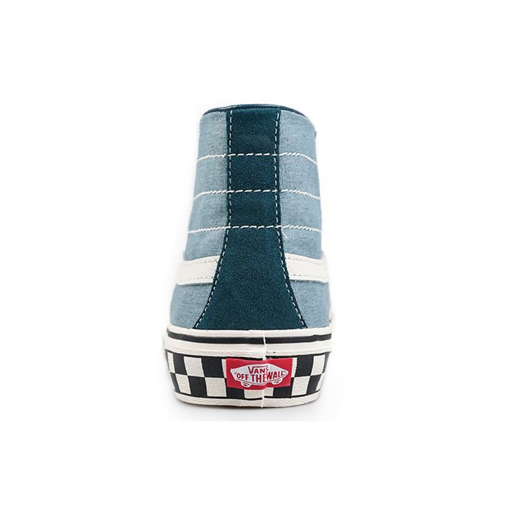 Vans Sk8 Hi Sf Comfortable Versatile High-Top Skate Shoes Unisex Sneakers Dark-Blue VN0A3MV1XGK
