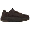 MLB Chunky Liner Synthetic Leather Low top Skateboard Shoes Unisex Brown 3ASXCLN4N-43BRS