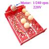 15 Eggs  Automatically Incubator Turn Eggs Tray 220V/110V/12V Motor Chicken Birds Eggs Hatching Equipment Poultry Incubator