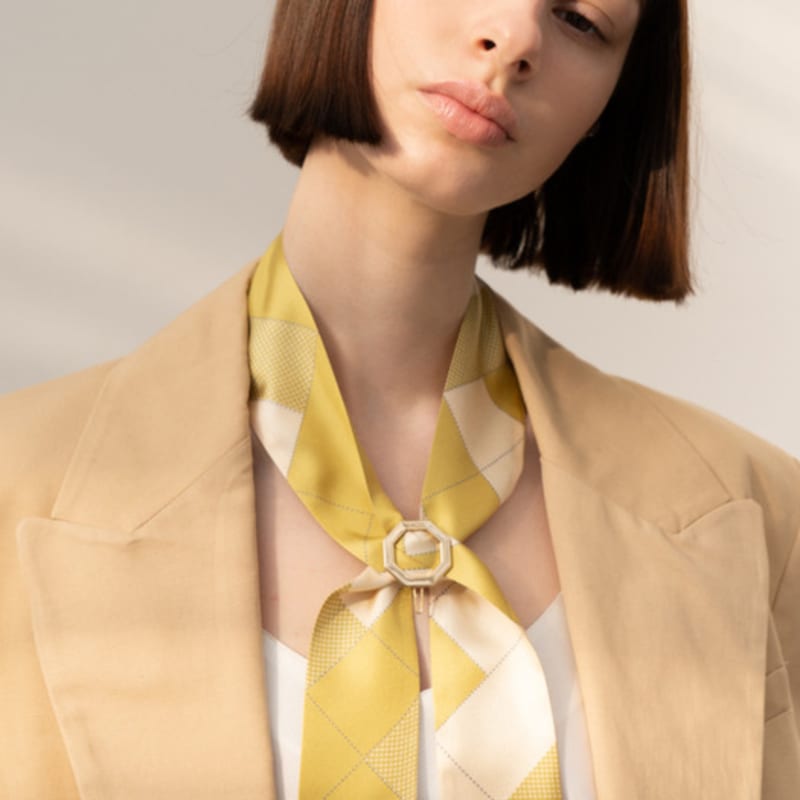 Saint Luxure Bandeau Schal Petit Hound SL21SSTHD