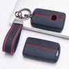 Silicone Key Fob Cover Compatible with Mazda 3 6 CX3 CX5 CX9 MX5 Miata Smart Key with 3 Buttons Lock Unlock and Hold Panic Function Soft Protective