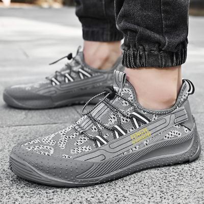 Letnie buty męskie Oddychające buty outdoorowe z siateczkową powierzchnią Buty siateczkowe Modne buty sportowe Buty codzienne Wodoodporne buty tenisowe