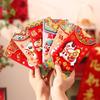 6Pcs Candy Color Pony Red Envelope Chinese Style Blessing Spring Festival Red Packet 2026 Horse Year Hongbao