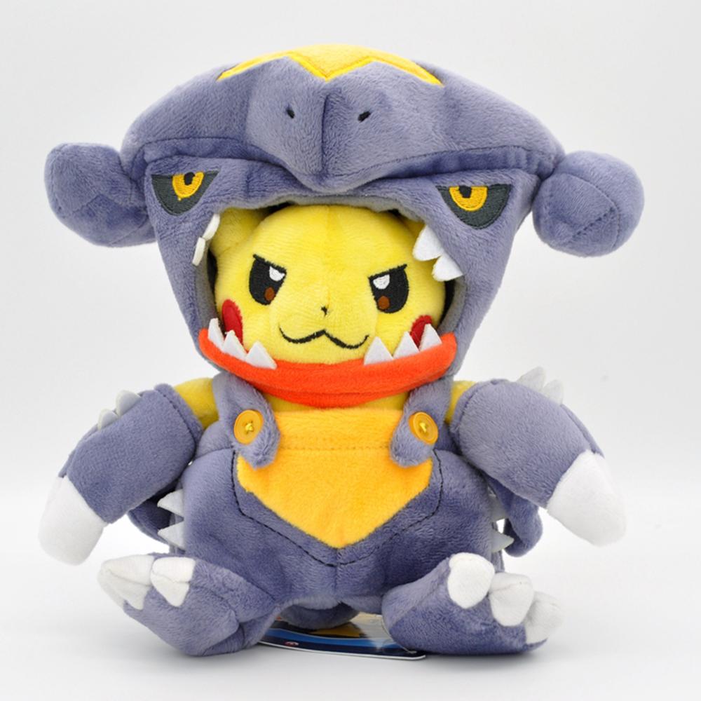 Cos Eevee Pikachu Cosplay Plush Toy Charizard Peluche Snorlax Garchomp Tyranitar Hydreigon Stuffed Animal Doll Plushies Toy Gift