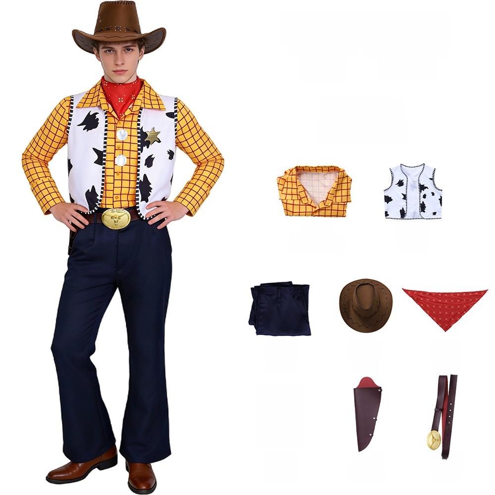 Toy Story Woody And Jessie Polyester Cosplay Outfits For Anime Fans And Role Play Enthusiasts