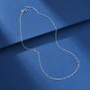 925 Sterling Silver Thin Chain , 1.5mm Singapore Necklace, Twist Chain, Gold-plated,Pendant Assembly Chain