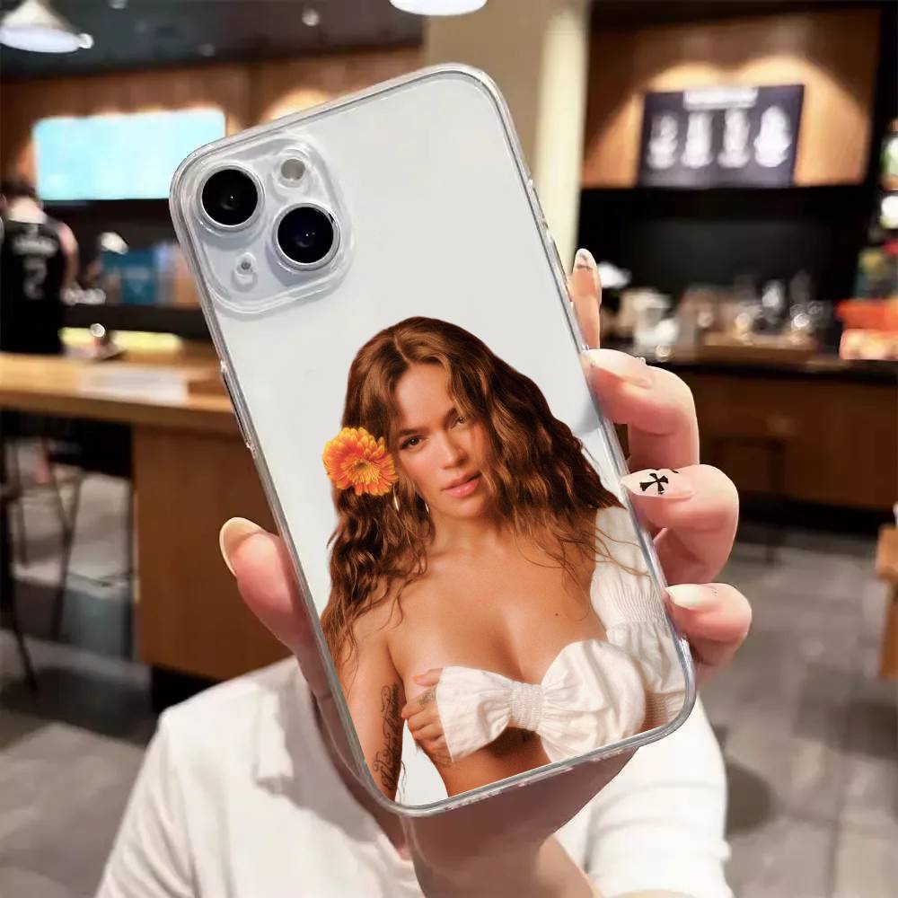 

KAROL G Luxury Transparent Phone Case For IPhone 17 16 15 Pro Max 14 13 12 11 iPhone 11 Pro Max