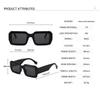 2PACK Latest Year Gift Classic Square Women Shades UV400 Protection Sunglasses Stylish Contrast Color Eye Wear Men Stylishing Punk Sun Glasses