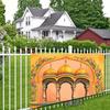 Traditional Indian 2D Backdrop, Mughal Temple Floral Watercolor Photo Background