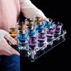 Transparent Acrylic Cup Holder 32/38mm Cup Serving Tray Server Holder Wine Cup Holder  Party