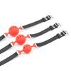 3 Sizes Soft Safety Silicone Open Mouth Gag Ball Bdsm Bondage Slave Ball Gag Erotic Sex Toys For Woman Couples Adult Sex
