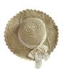 Lace Lace Hollow Straw Hat Women's Summer Travel Sunscreen Beach Seaside Sun Hat Foldable Sun Hat
