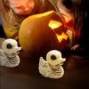 Cute Halloween Ornament Resin Halloween Duck Skeleton Sturdy Halloween Decoration Prop  Outdoor