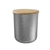 Retro Style Coffee Storage Jar Woodiness Lid 304 Stainless Steel Coffee Bean Storage Seal Making Round Shape Tea Can Kitchen Use