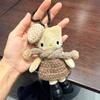 Cute Long-Legged Kitty Plush Pendant with Changeable Skirt - Ins Style Doll Keychain for Backpacks