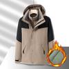 Outdoor Jacket Autumn and Winter Three-in-one Removable Fleece Liner Plus Velvet Thickened Waterproof Jacket