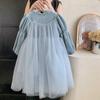 Autumn New Girls' Birthday Dress Mesh Dress Princess Dress