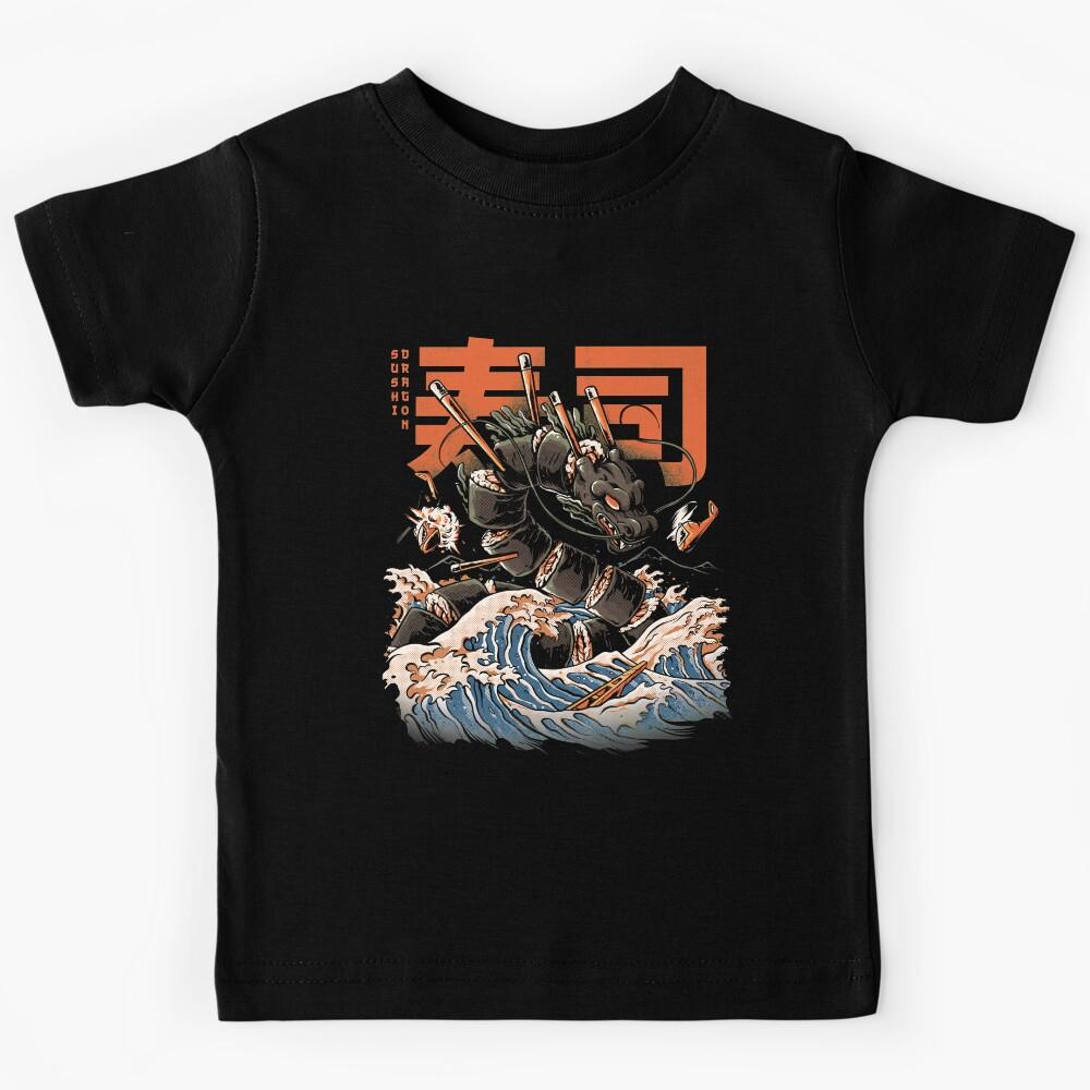 The Black Sushi Dragon Kids T-Shirt 150