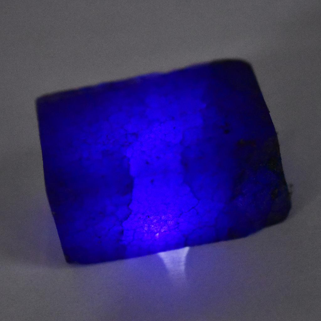 Raw Natural Blue Sapphire Stone 320.23 Uncut CERTIFIED Raw Rough Huge Size S323