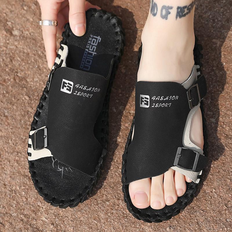 Fashion Outdoor Beach Flat Shoes Trendy Youth Comfortable Style Leisure and Fashion Streets Walking Quality Handmade Shoes Summer New