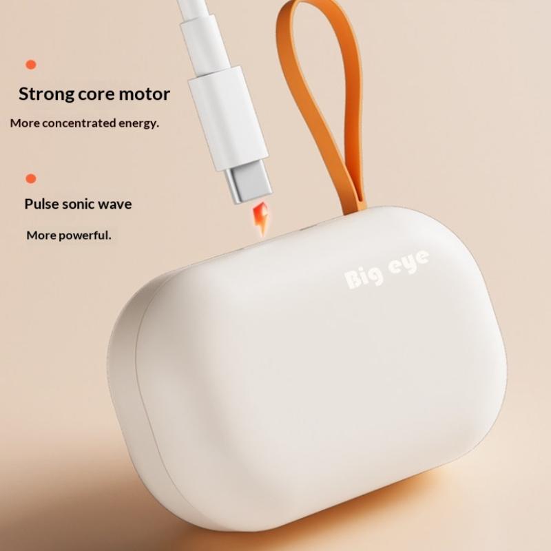 Ultrazvukový čistič kontaktních čoček Chytrý časovač Přenosný plně automatický dobíjecí čistič kontaktních čoček