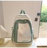 Schoolbag Korean college style backpack for female junior high school students niche cute foreign style fashion casual schoolbag girls simple backpack
