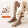 Knee-high Socks for Women, Thickened and Fleece Warm Cashmere Socks, Breathable and Sweat-absorbent High-top Thigh Loop Socks