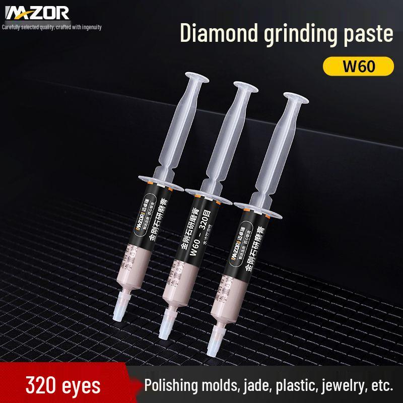 Diamond Grinding and Polishing Paste Set for Metal, Jade, and Emerald Surfaces