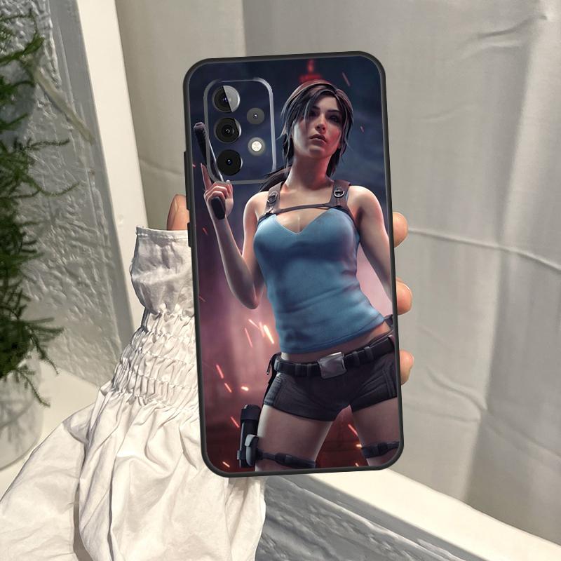 

Lara Croft Tomb Raider Case For Samsung Galaxy A54 A34 A13 A23 A33 A53 A73 A12 A14 A22 A32 A52 A51 A71 A21S Coque Samsung A42 5G