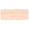 VidaXL Table Top Solid Oak Wood Untreated Matching Edge 363881