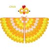 Bird Wings Halloween Cloak with Mask Robe Cape Mask Set Cute Halloween Children Costume  Party