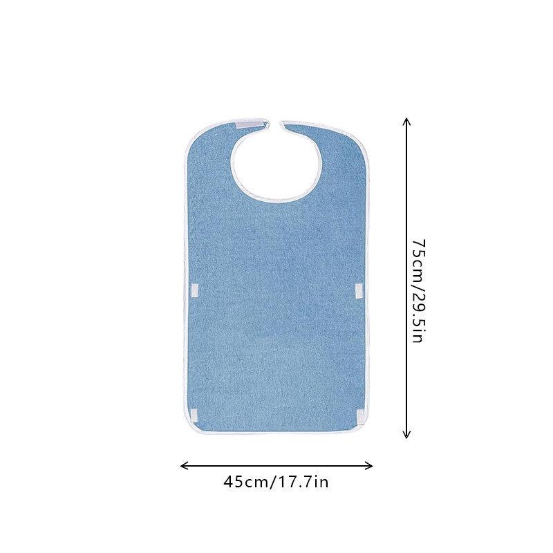 1PC anti-fouling eating cloth adjustable with pocket to pick up food cross-border elderly care eating auxiliary rehabilitation bib